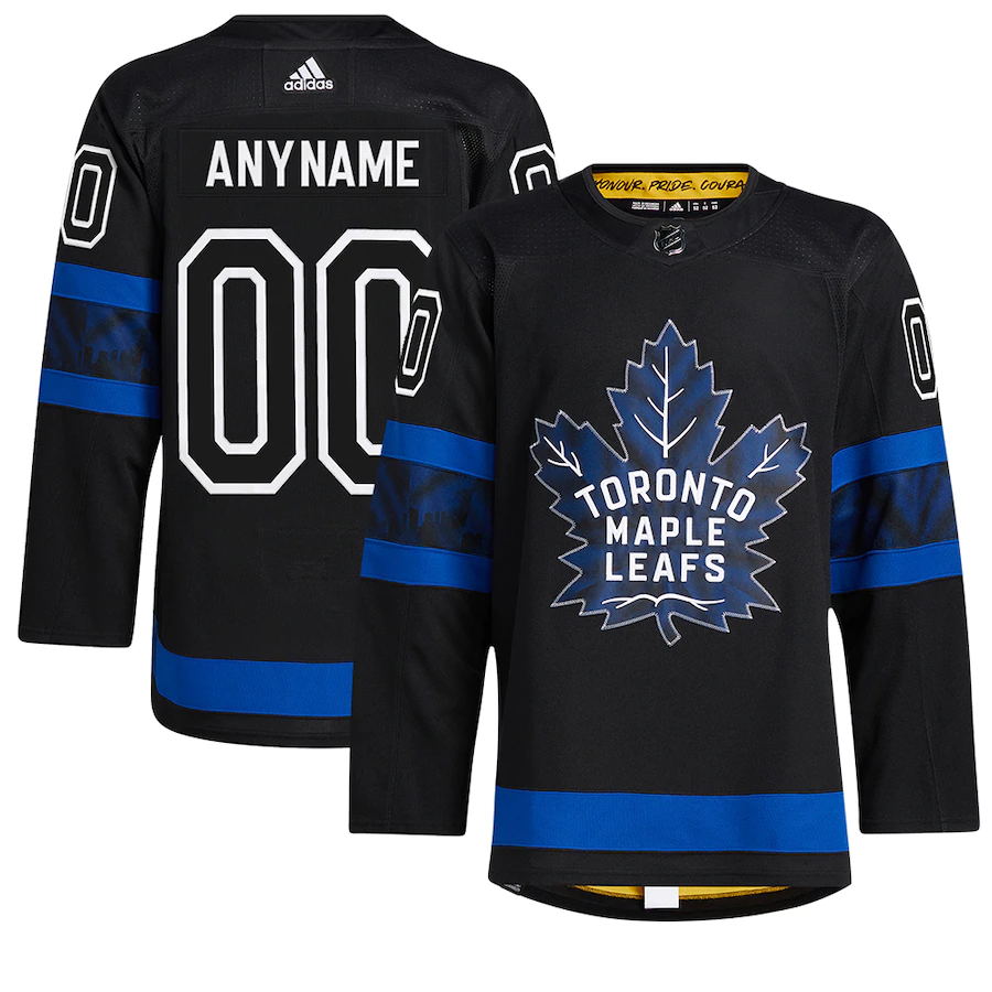 Cheap Men adidas Black Authentic Toronto Maple Leafs x drew house Alternate Custom NHL Jerseys